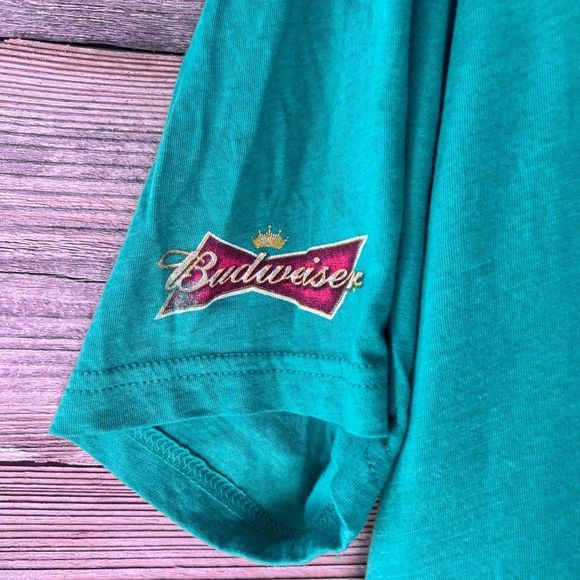 Bud Light Budweiser “Irish I Had Another” St. Patrick’s Day Super Soft T Shirt - Picture 2 of 5